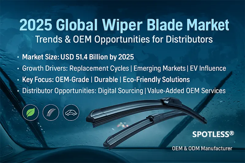 Global Wiper Blade Pazarı Outlook 2025: Distribütörler için Trendler ve OEM fırsatları