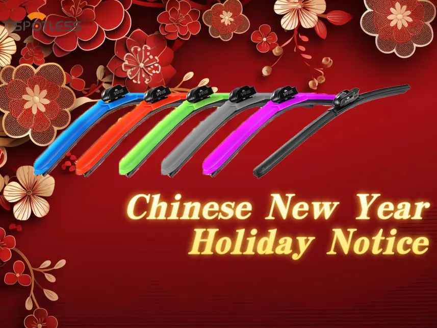 SPOTLESS 2026 Çin Yeni Yılı Tatil Programı, Silecek Lastiği Ortaklarına Daha İyi Hizmet Sağlıyor